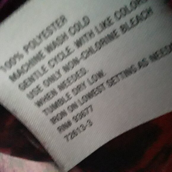 Worthington floral ruffle accent sleeve top size XL - Picture 9 of 9